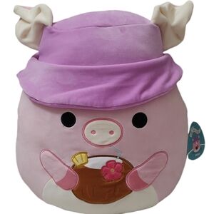 Original Squishmallows 16" Peter Pig NWT Pink Squish Plush Stuffed Animal Easter